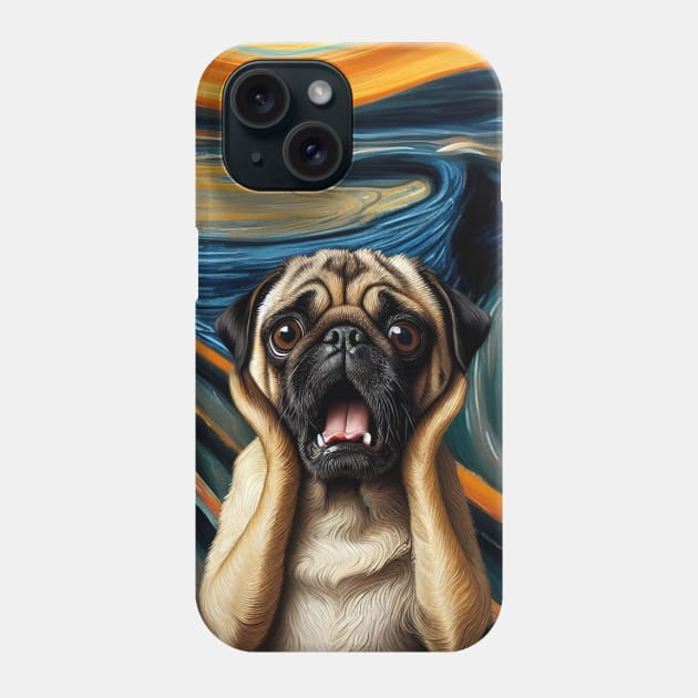 The screaming pug Phone Case by Arteria6e9Vena