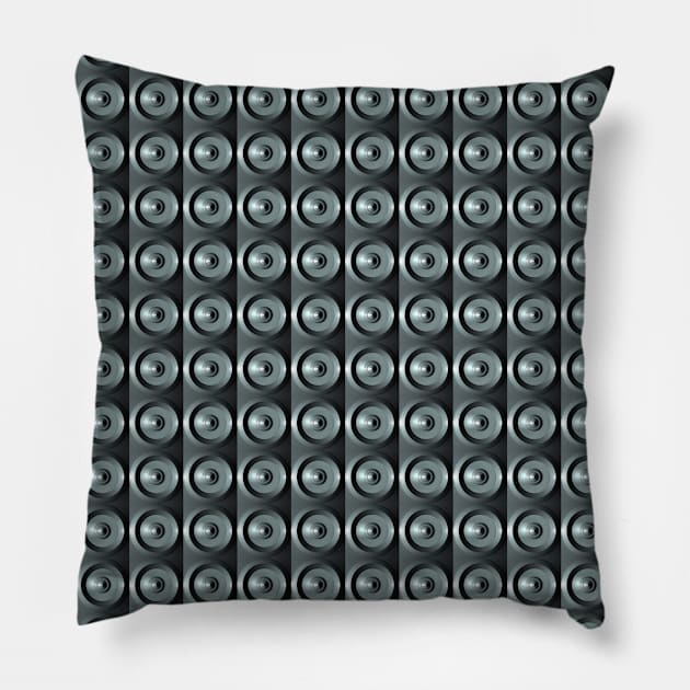 circle in circle in circle Pillow by pASob