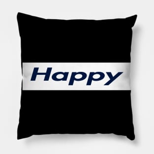 SUPER HAPPY LOGO Pillow