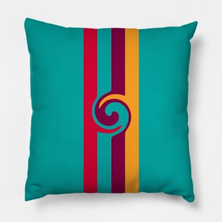 Geometric stripes color funny Pillow