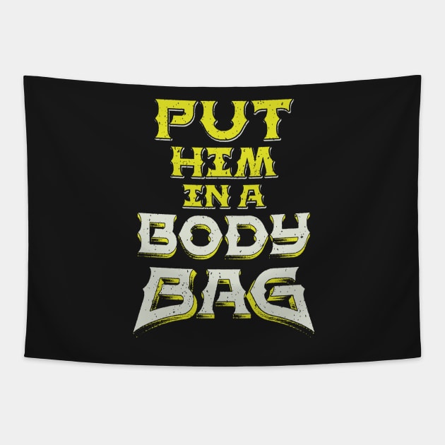 Body Bag Tapestry by CoDDesigns