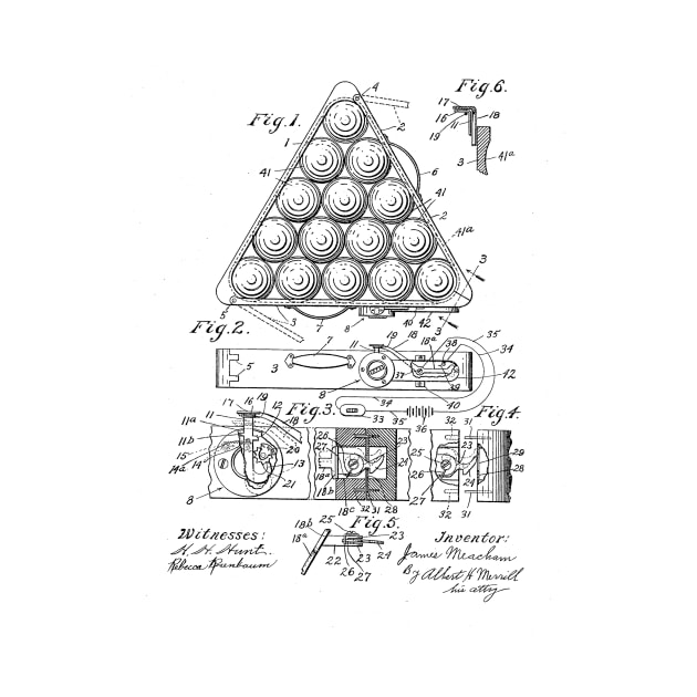 Registering Triangle Vintage Patent Drawing by skstring