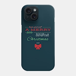 Merry Socially Distanced Christmas Phone Case