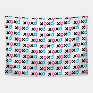 XO XO pattern Tapestry