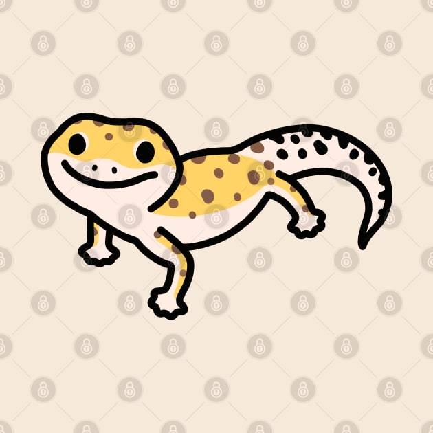 Leopard Gecko by littlemandyart