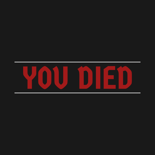 you died - notif strap by Cybord Design