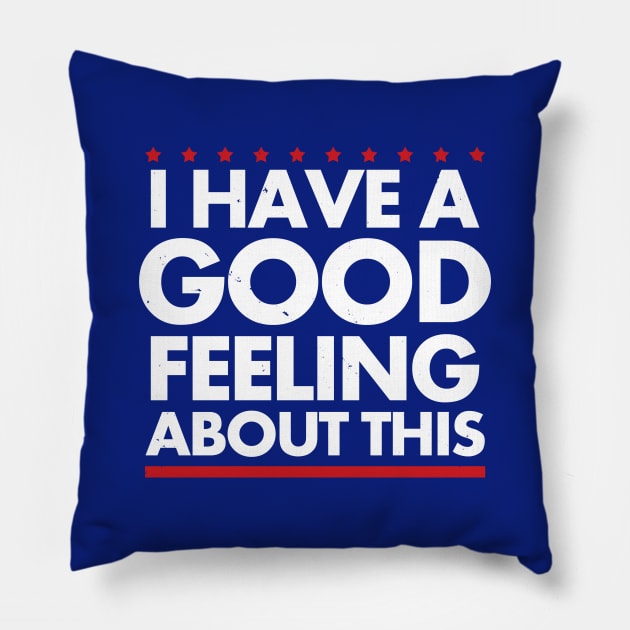 Presidential 2024 Election Vote Optimism 2024 Quote Pillow by BoggsNicolas