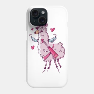 Valentine LLama Phone Case