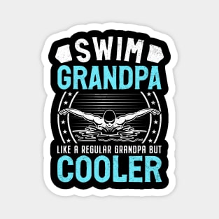 Swim Grandpa - Classic Stars & Stripes Edition Magnet