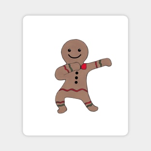 Gingerbread Man Dab Magnet