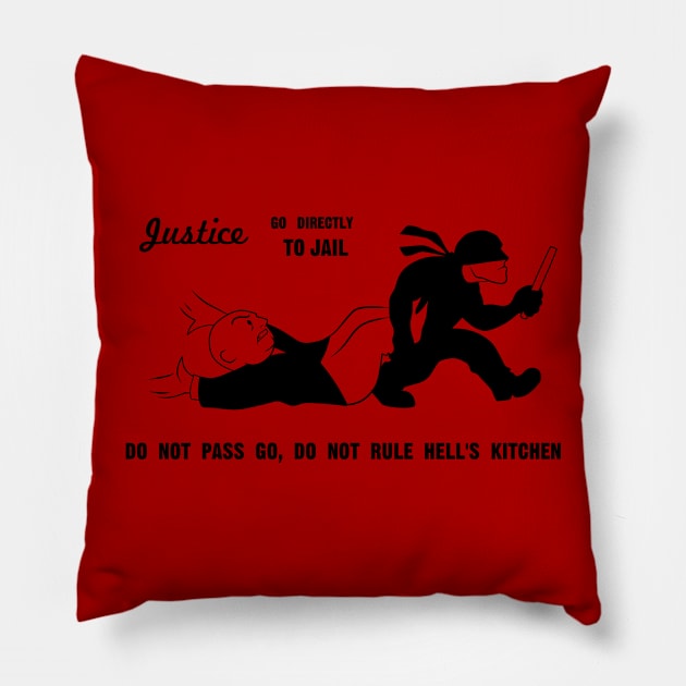 Do not rule Hell's Kitchen Pillow by Eman