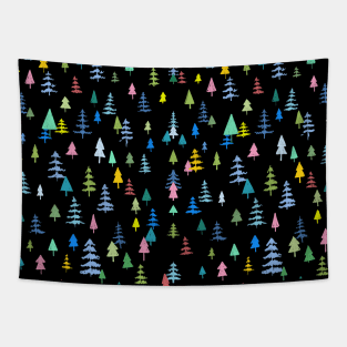 Christmas tree ugly sweater Tapestry