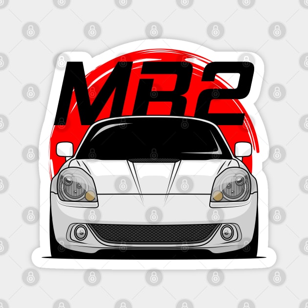 White MR2 W30 Magnet by GoldenTuners