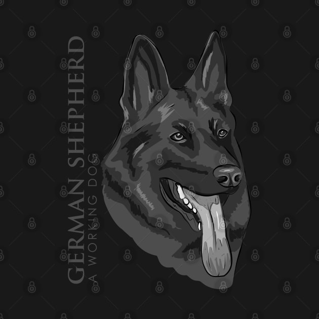 German Shepherd Dog - GSD by Nartissima