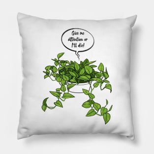 Needy Pothos Pillow