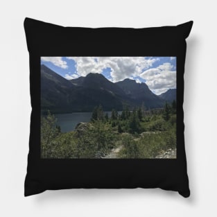 Mountain Lake in Glacier National Park Pillow