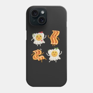 Cute Fried Egg and Bacon Phone Case