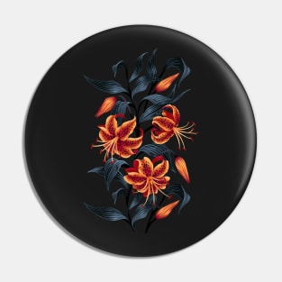 Tiger Lily - Mustard Pin