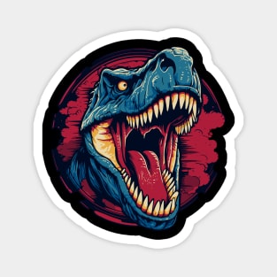 Roaring Ferocious Giganotosaurus Design Magnet