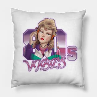 80s vibes Pillow