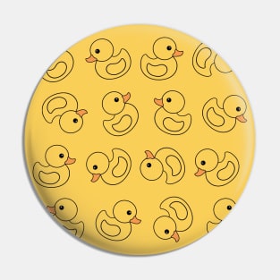 Yellow rubber duck Pin