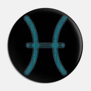 Pisces Sign Pin