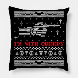 Halloween Ugly Sweater Pillow