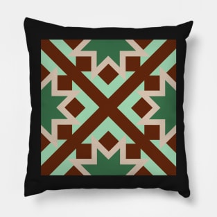 Quilt inspired farmhouse style pattern Pillow