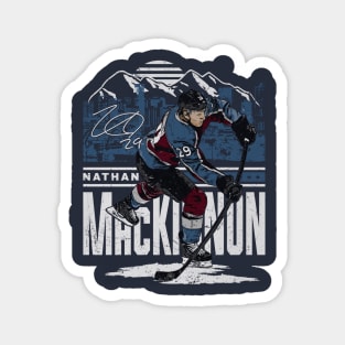 Nathan MacKinnon Colorado Player Skyline Magnet