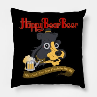 COLD BEER BEAR Pillow