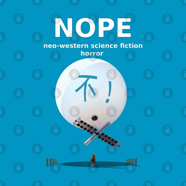 NOPE (2022) movie poster PARODY by SPACE ART & NATURE SHIRTS 