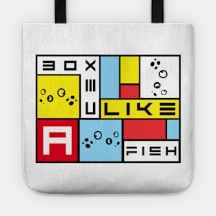 Boxed like a fish, Boxed art 4 Tote