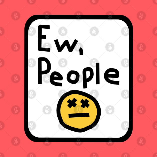 Framed Ew People Graphic by ellenhenryart