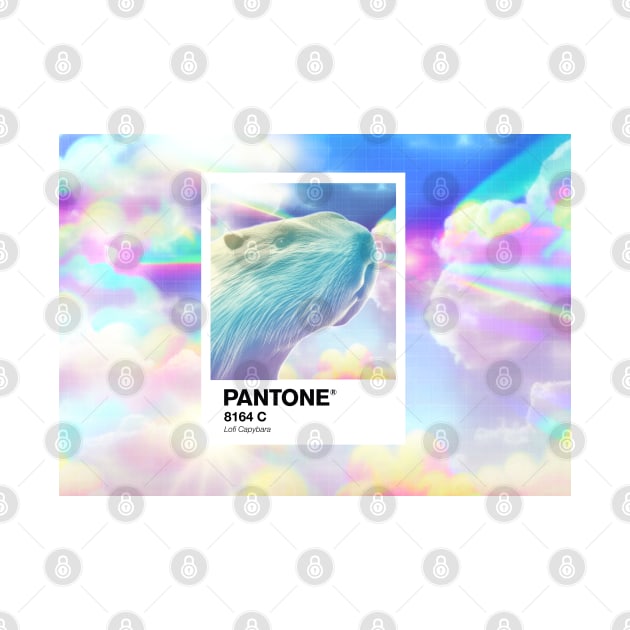 Pantone lofi Capybara aesthetic by theartistmusician