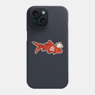 tattooed goldfish Phone Case