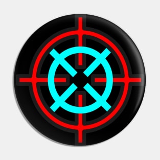 On target symbol Pin