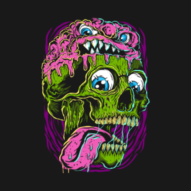 Discover Monster Brain - Brain - T-Shirt