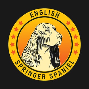 English Springer Spaniel Dog Portrait T-Shirt