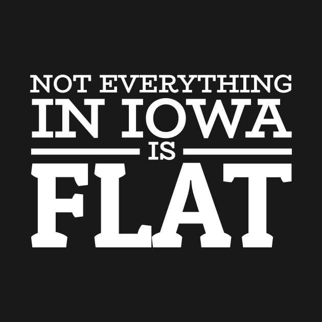 Everything In Iowa Is Flat by Circles-T