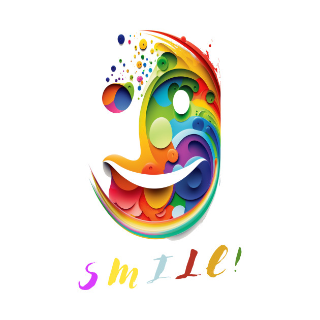 Smile and spread joy around you, Smiles are Contagious by HSH-Designing