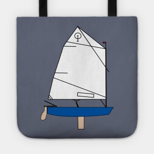 Optimist Sailing Dingy - Dark Blue Tote