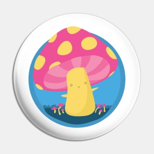 Pan Pride Mushroom Pin