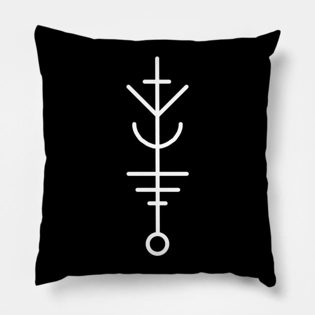 sigil for luck Pillow by elywick