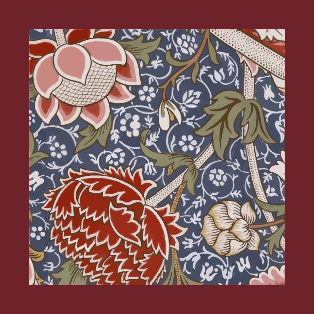 William Morris Vintage Floral Wallpaper Pattern by bragova