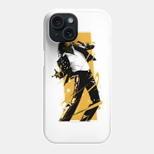 Pop King - Yellow Backdrop - Pop Music Phone Case