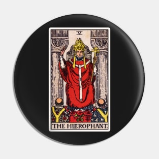 V. The Hierophant Tarot Card Pin