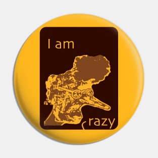 i am crazy Pin