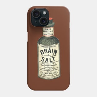 Vintage Brain Salt apothecary bottle Phone Case