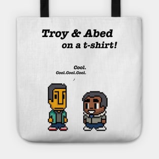 Troy and Abed · Community · TV show - white Tote