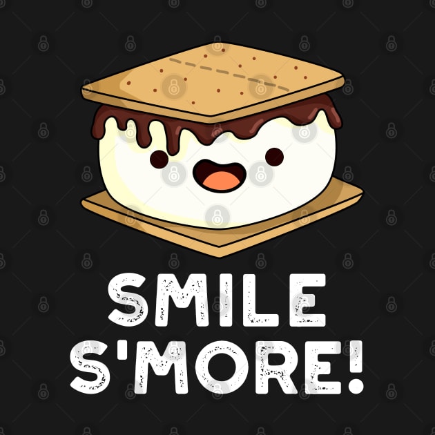 Smile Smore Cute Sweet Food Pun by punnybone